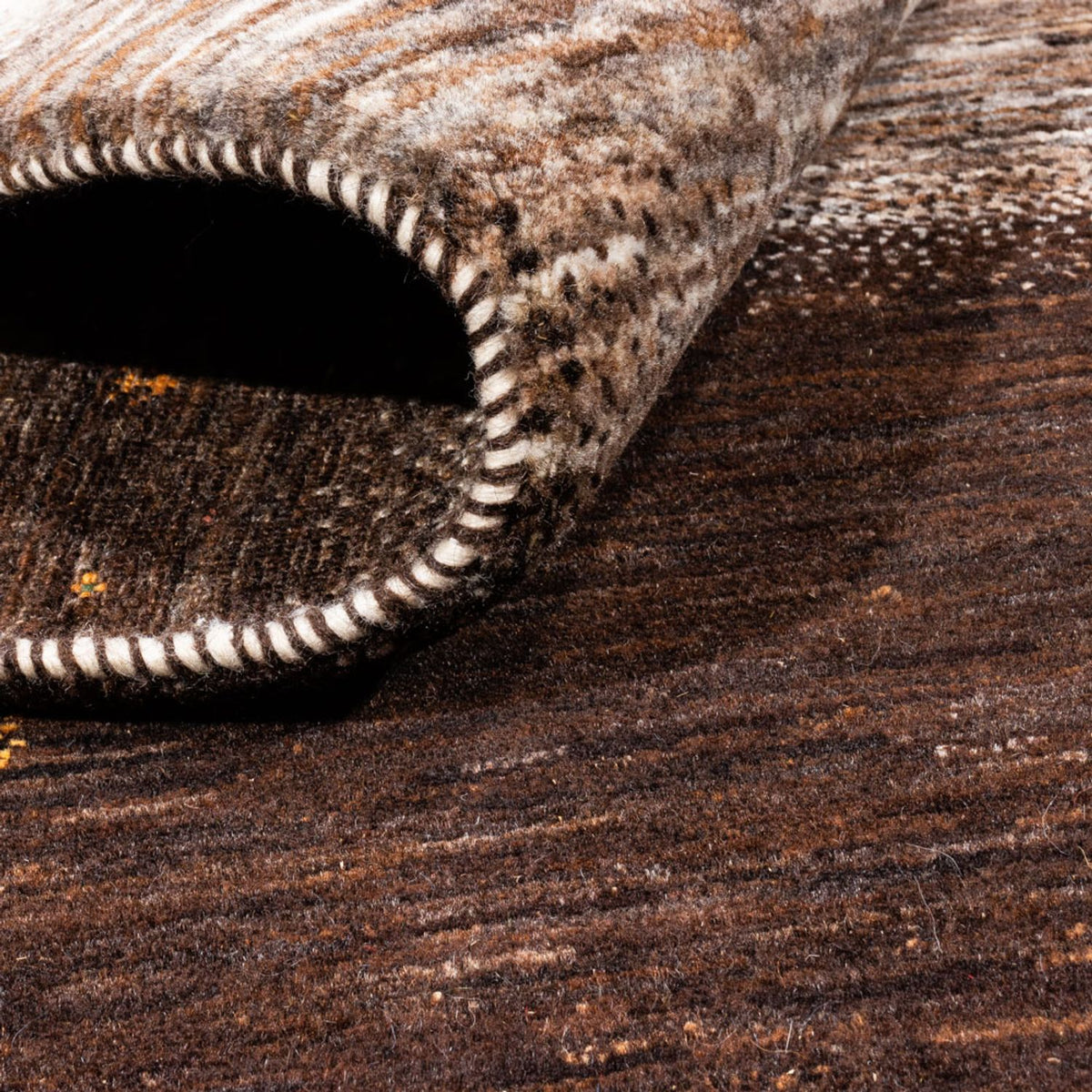 Gabbeh Teppich - Loribaft Perser - 246 x 170 cm - grau