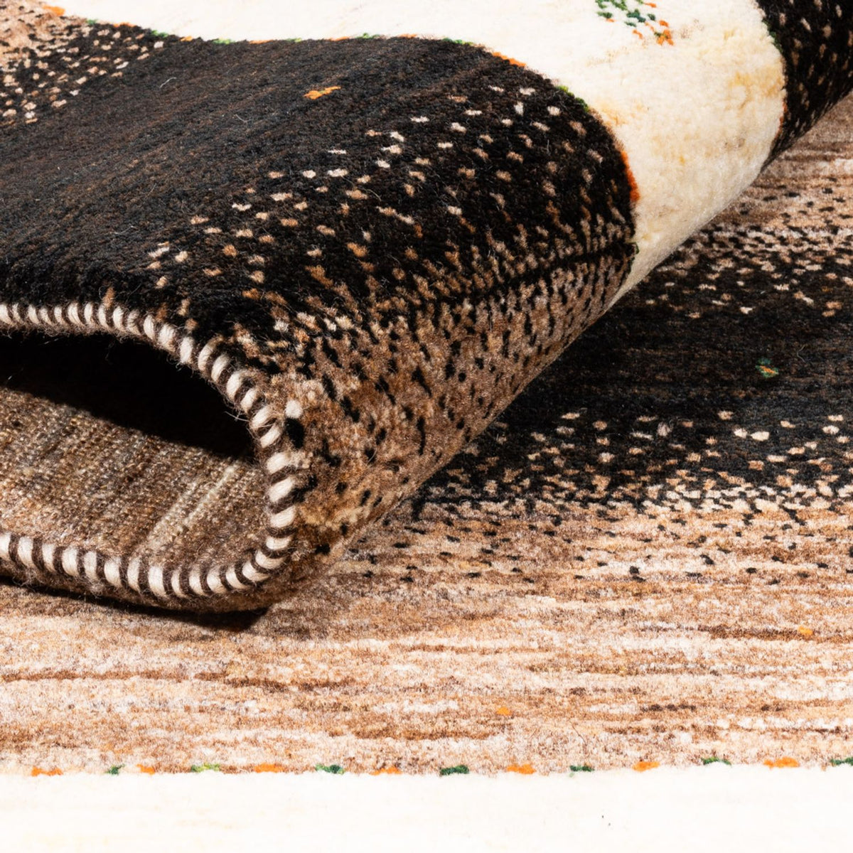 Gabbeh Teppich - Loribaft Perser - 190 x 125 cm - grau