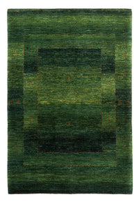 Gabbeh Teppich - Loribaft Perser - 186 x 126 cm - grün