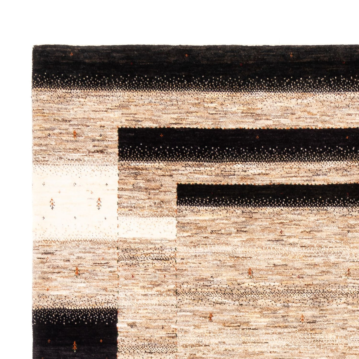 Gabbeh Teppich - Loribaft Perser - 300 x 210 cm - grau