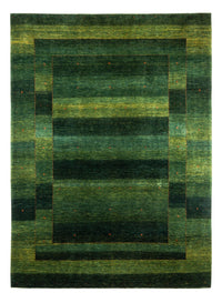 Gabbeh Teppich - Loribaft Perser - 309 x 226 cm - grün