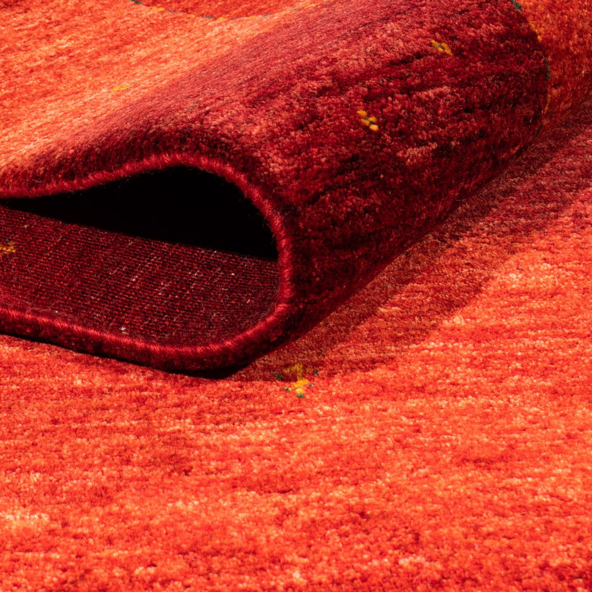 Gabbeh Teppich - Loribaft Perser - 278 x 203 cm - rot