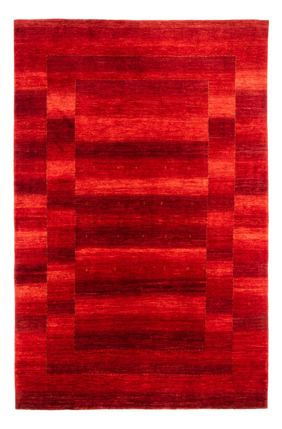 Gabbeh Teppich - Loribaft Perser - 303 x 210 cm - rot
