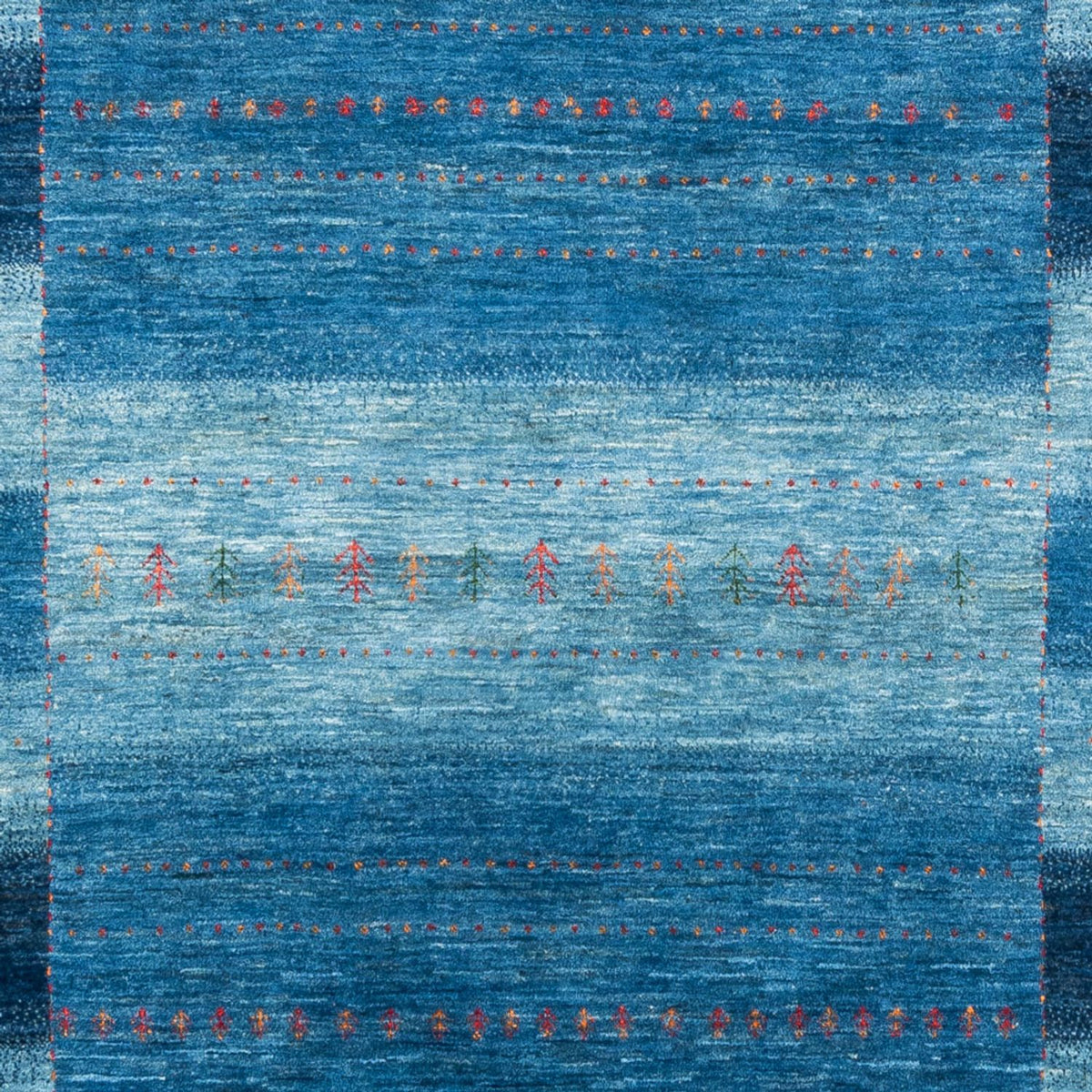 Gabbeh Teppich - Loribaft Perser - 302 x 195 cm - blau