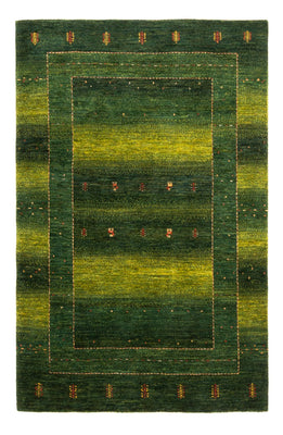 Gabbeh Teppich - Loribaft Perser - 176 x 120 cm - grün