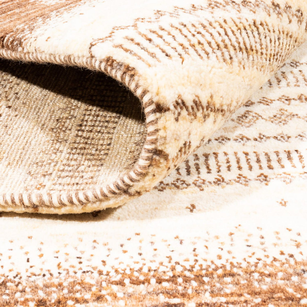 Gabbeh Teppich - Loribaft Perser - 251 x 182 cm - natur