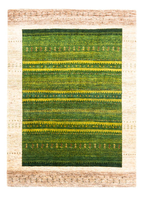 Gabbeh Teppich - Loribaft Perser - 238 x 180 cm - grün