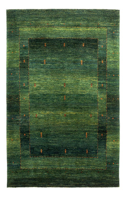 Gabbeh Teppich - Loribaft Perser - 192 x 126 cm - grün