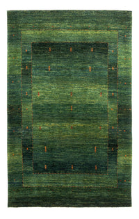 Gabbeh Teppich - Loribaft Perser - 192 x 126 cm - grün