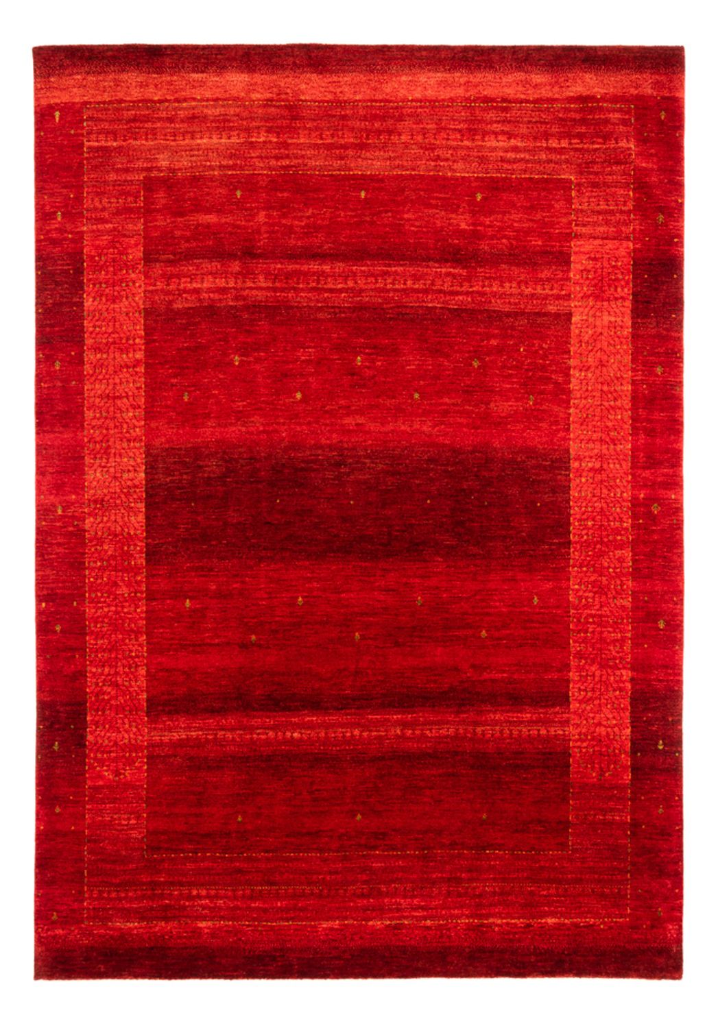 Gabbeh Teppich - Loribaft Perser - 313 x 231 cm - rot