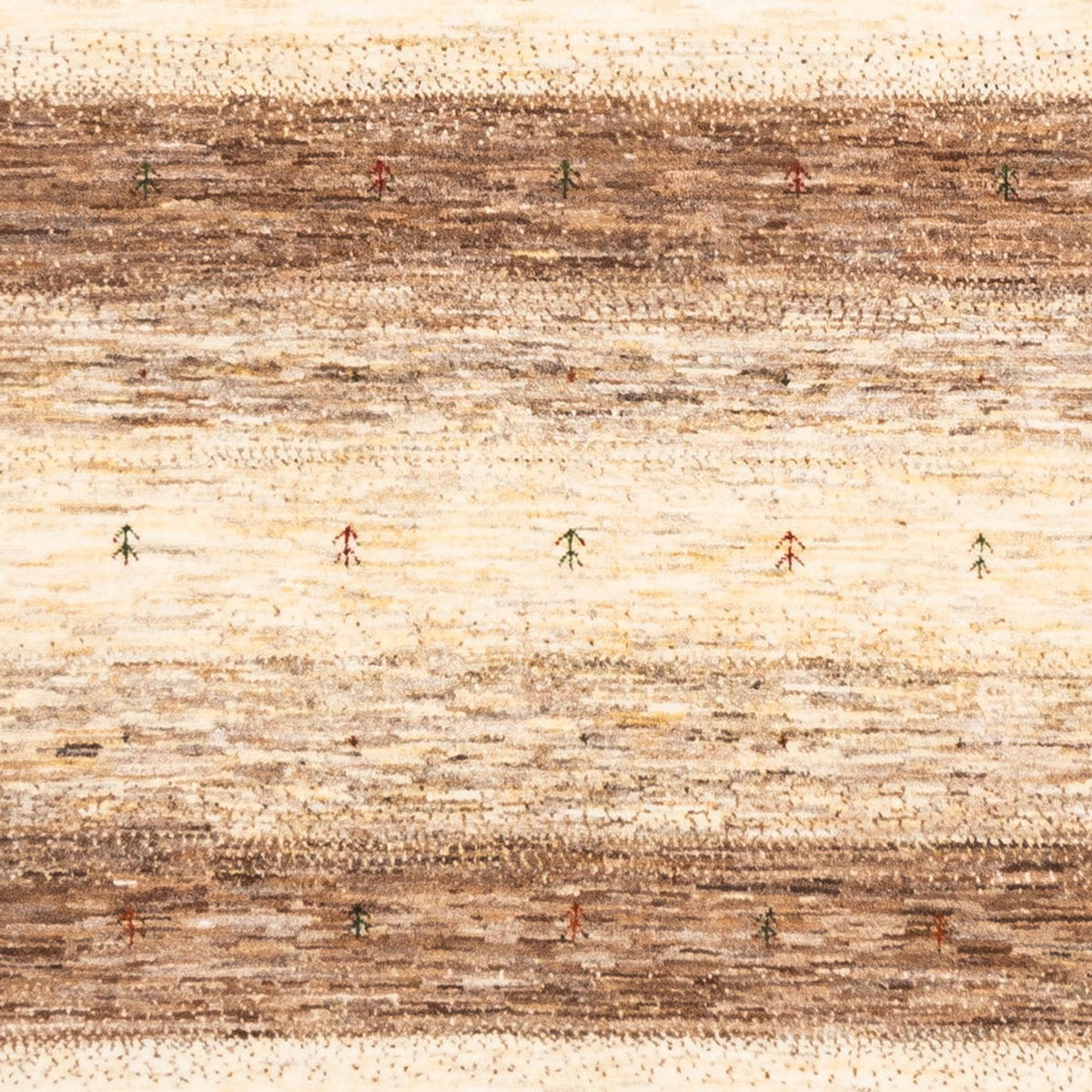 Gabbeh Teppich - Loribaft Perser - 248 x 172 cm - natur