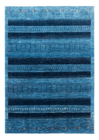 Gabbeh Teppich - Loribaft Perser - 244 x 178 cm - blau