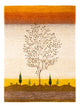 Gabbeh Teppich - Loribaft Perser - 175 x 129 cm - gold