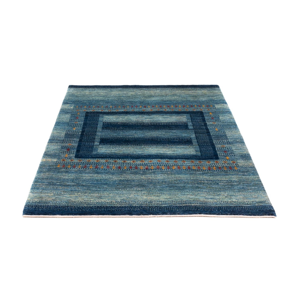 Gabbeh Teppich - Loribaft Perser - Royal - 180 x 123 cm - blau