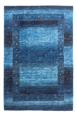 Gabbeh Teppich - Loribaft Perser - 148 x 98 cm - blau
