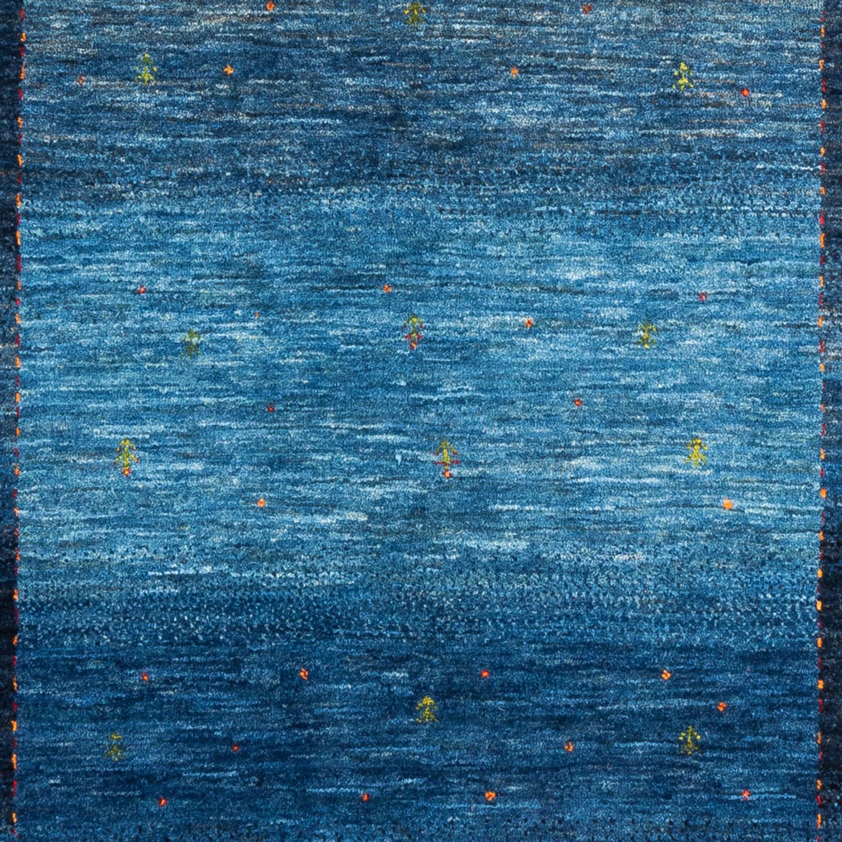 Gabbeh Teppich - Loribaft Perser - 210 x 146 cm - blau
