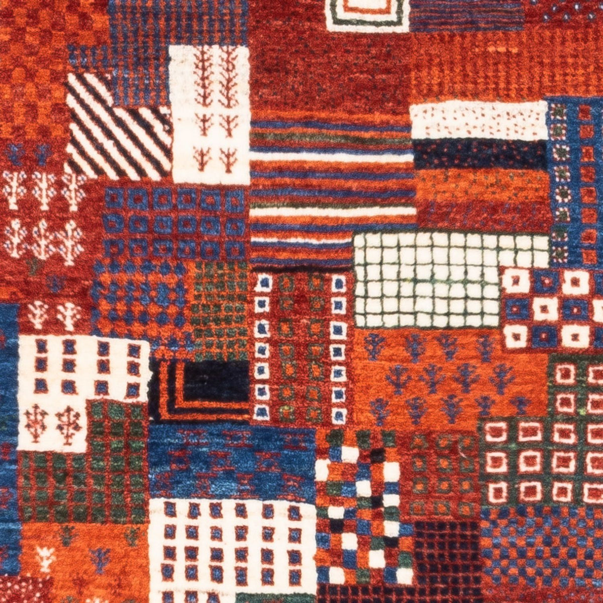 Gabbeh Teppich - Loribaft Perser - Royal - 123 x 80 cm - mehrfarbig