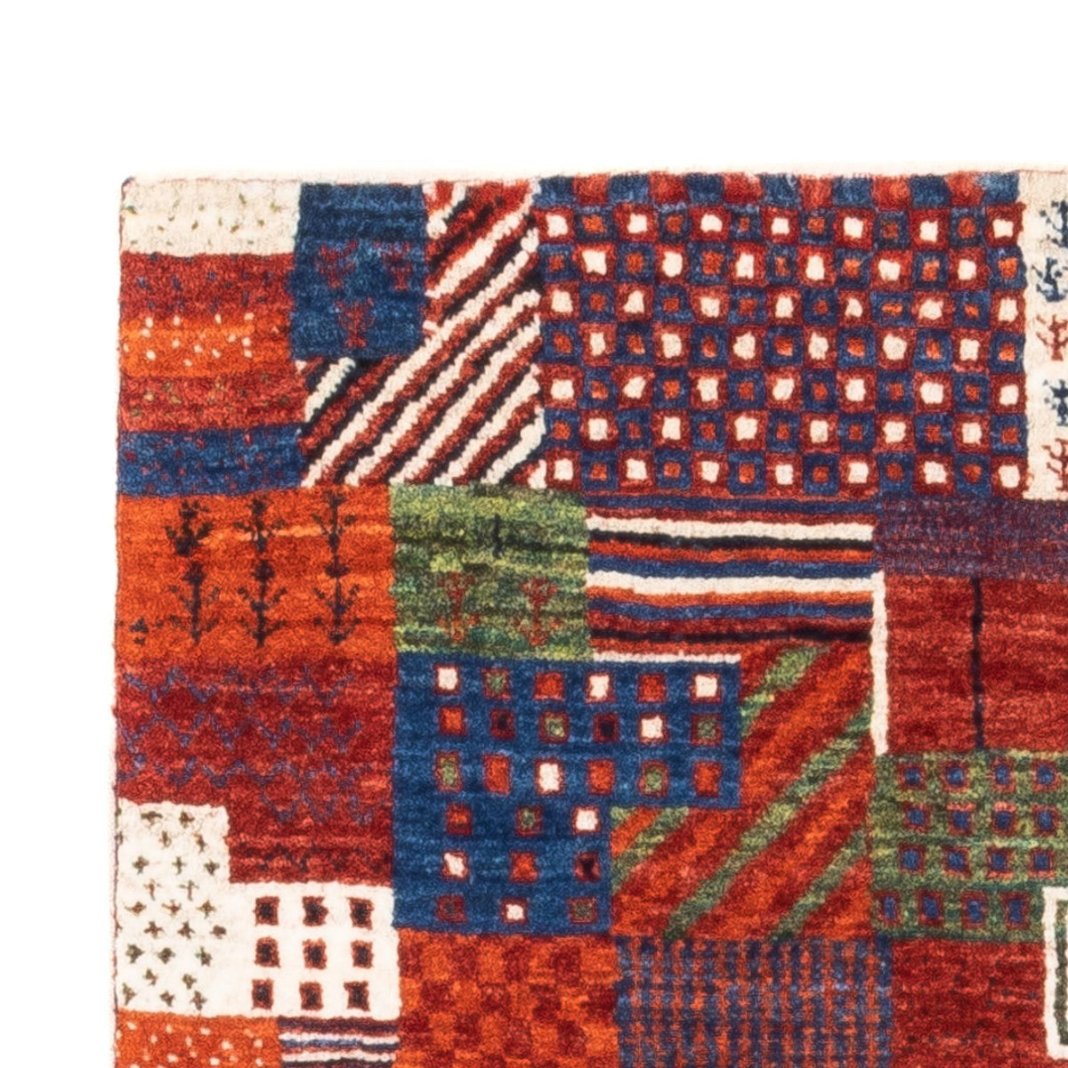 Gabbeh Teppich - Loribaft Perser - Royal - 123 x 80 cm - mehrfarbig