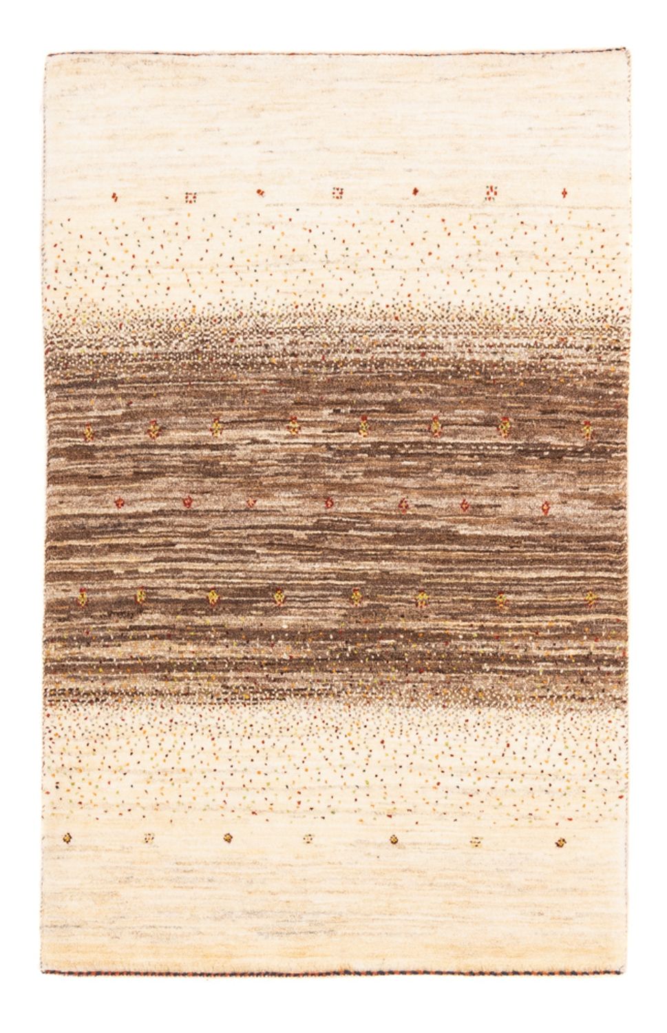 Gabbeh Teppich - Loribaft Perser - Royal - 121 x 82 cm - grau