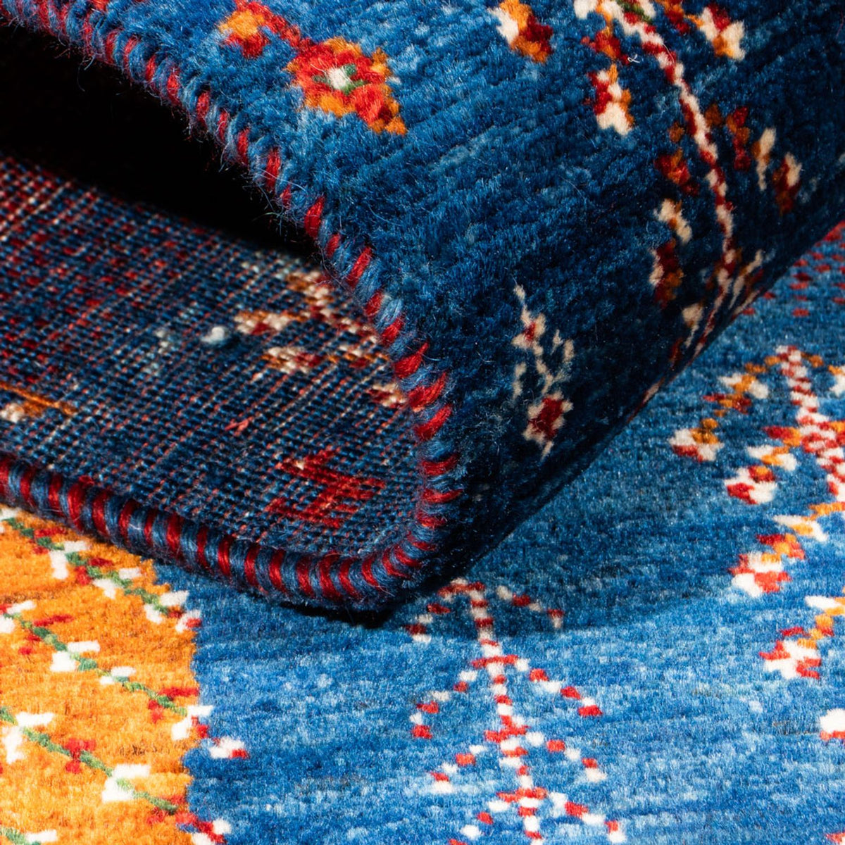 Gabbeh Teppich - Loribaft Perser - Royal - 130 x 82 cm - mehrfarbig