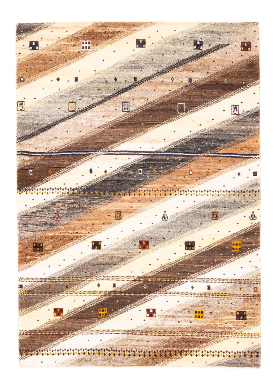 Gabbeh Teppich - Loribaft Perser - Royal - 120 x 80 cm - mehrfarbig