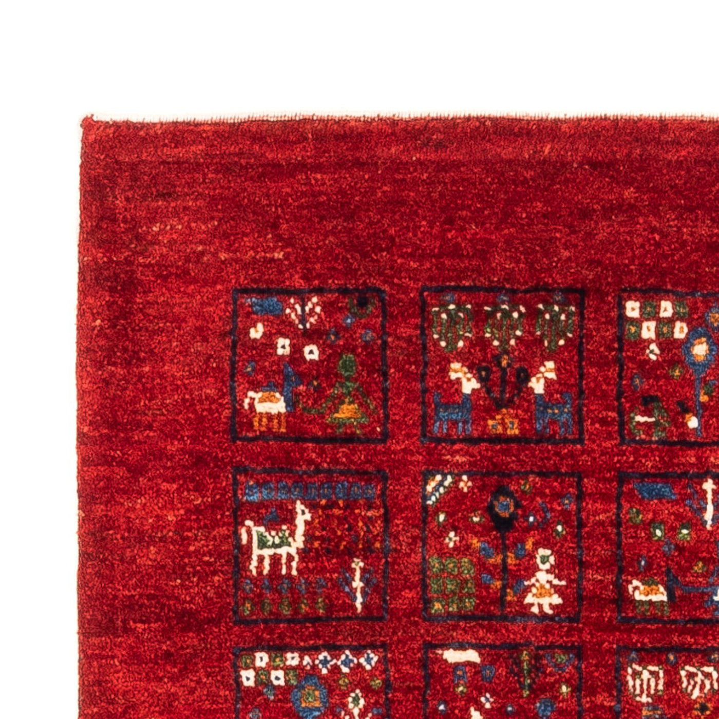 Gabbeh Teppich - Loribaft Perser - Royal - 124 x 82 cm - mehrfarbig