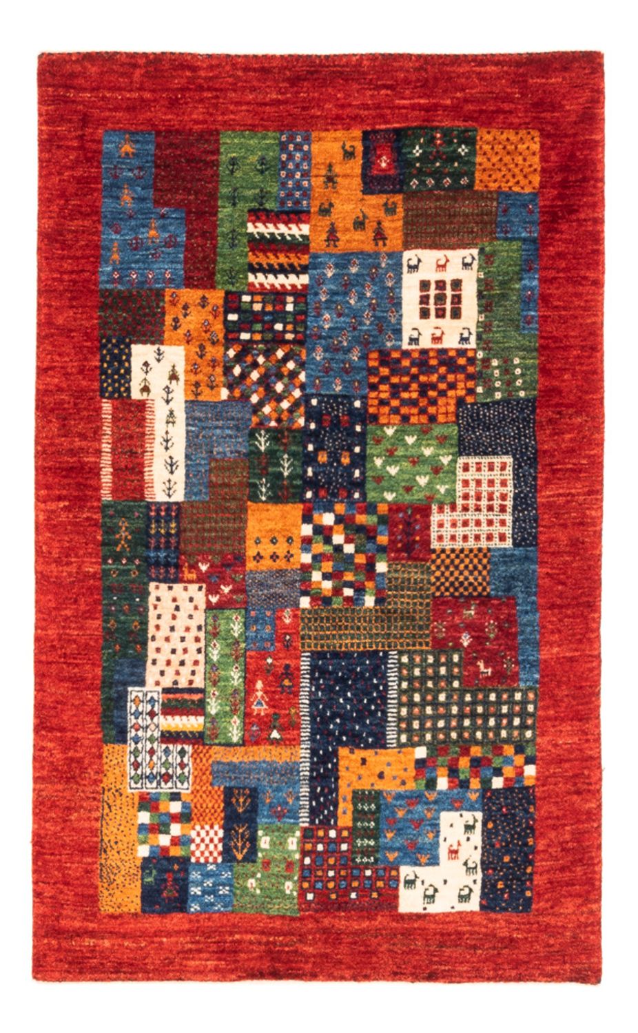 Gabbeh Teppich - Loribaft Perser - Royal - 129 x 81 cm - mehrfarbig