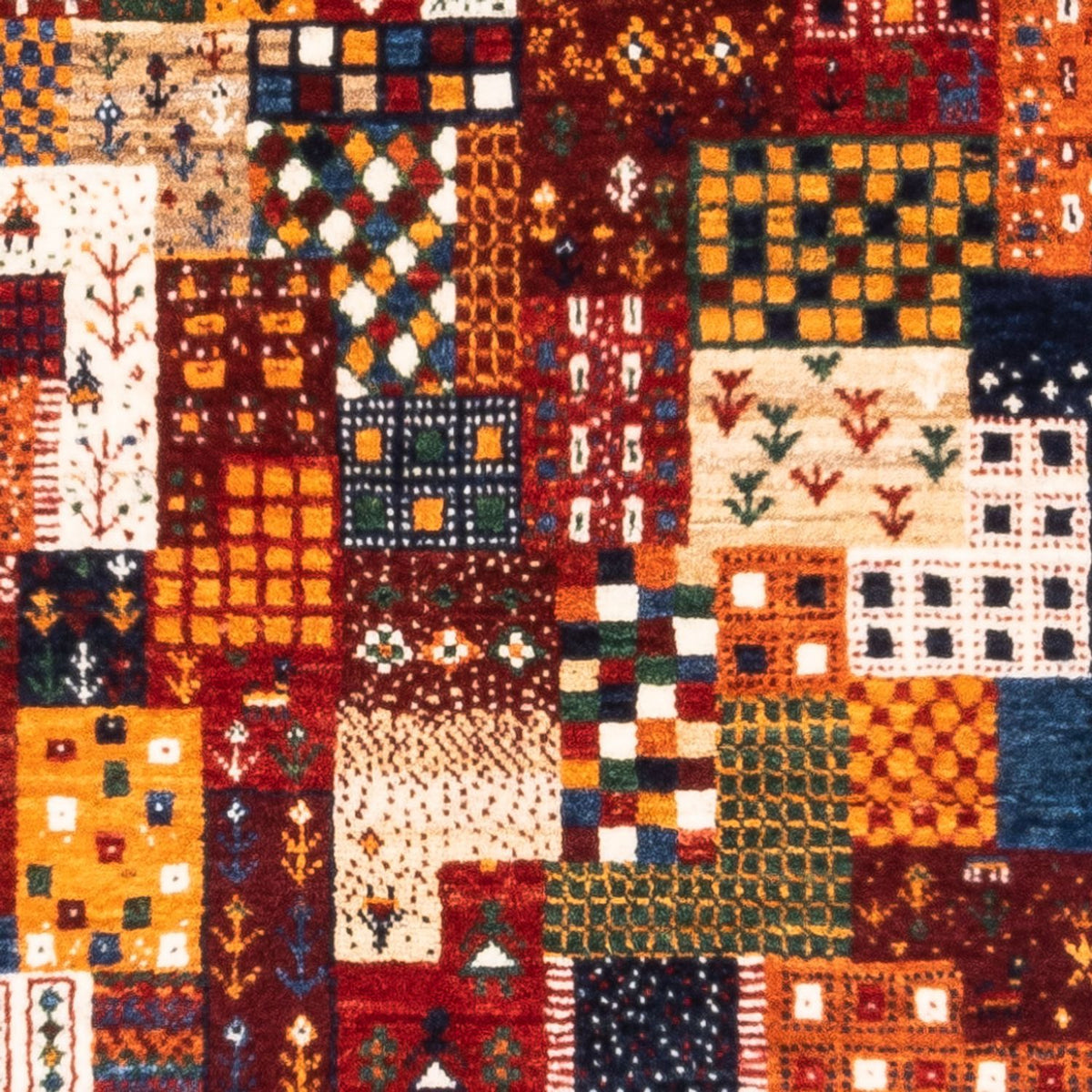 Gabbeh Teppich - Loribaft Perser - Royal - 128 x 85 cm - mehrfarbig