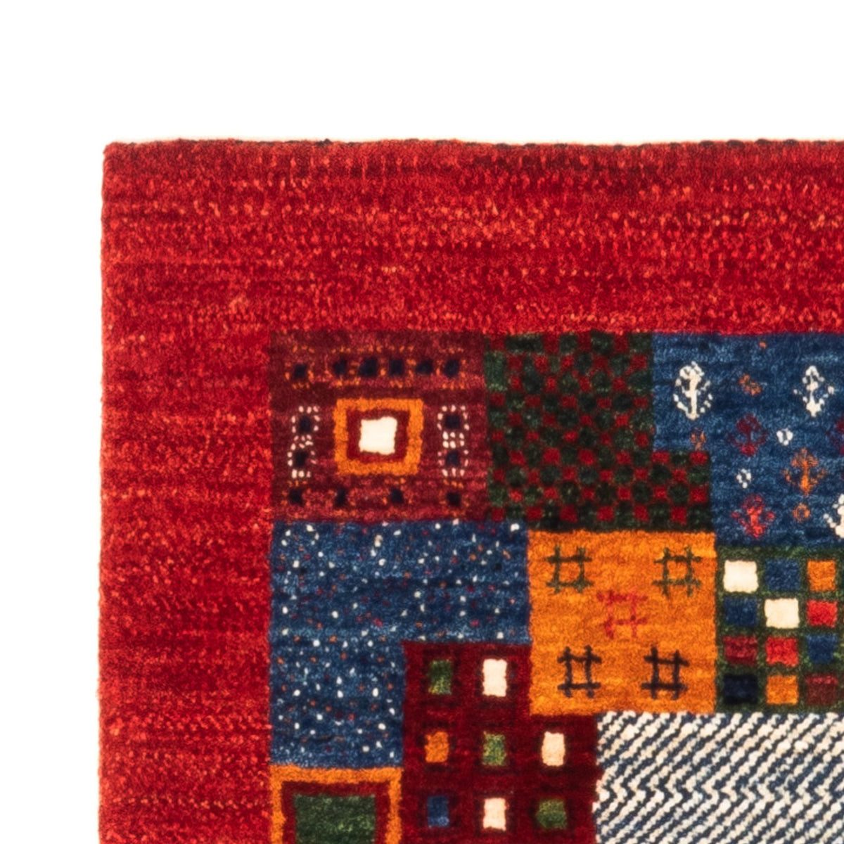 Gabbeh Teppich - Loribaft Perser - Royal - 132 x 86 cm - mehrfarbig