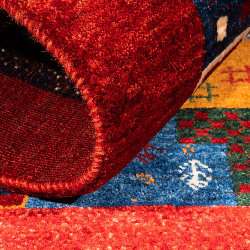 Gabbeh Teppich - Loribaft Perser - Royal - 132 x 86 cm - mehrfarbig