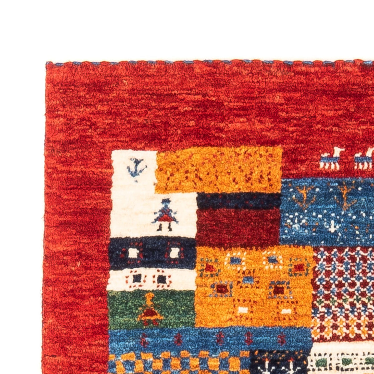 Gabbeh Teppich - Loribaft Perser - Royal - 119 x 79 cm - mehrfarbig