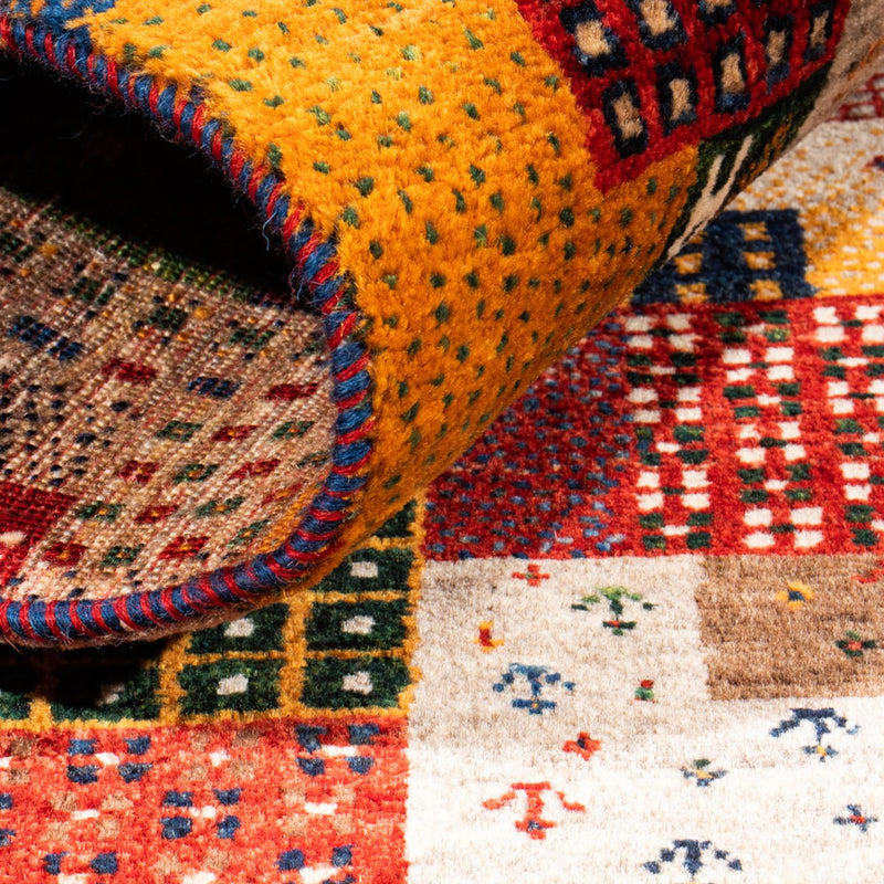 Gabbeh Teppich - Loribaft Perser - Royal - 130 x 86 cm - mehrfarbig