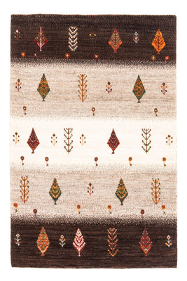 Gabbeh Teppich - Loribaft Perser - Royal - 126 x 84 cm - grau