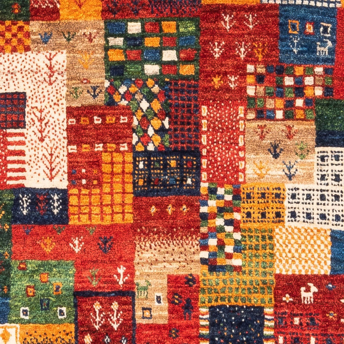 Gabbeh Teppich - Loribaft Perser - Royal - 123 x 87 cm - mehrfarbig