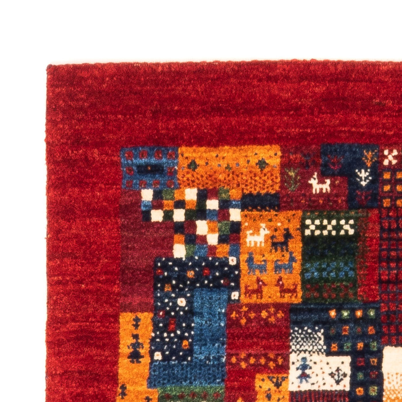 Gabbeh Teppich - Loribaft Perser - Royal - 130 x 83 cm - mehrfarbig