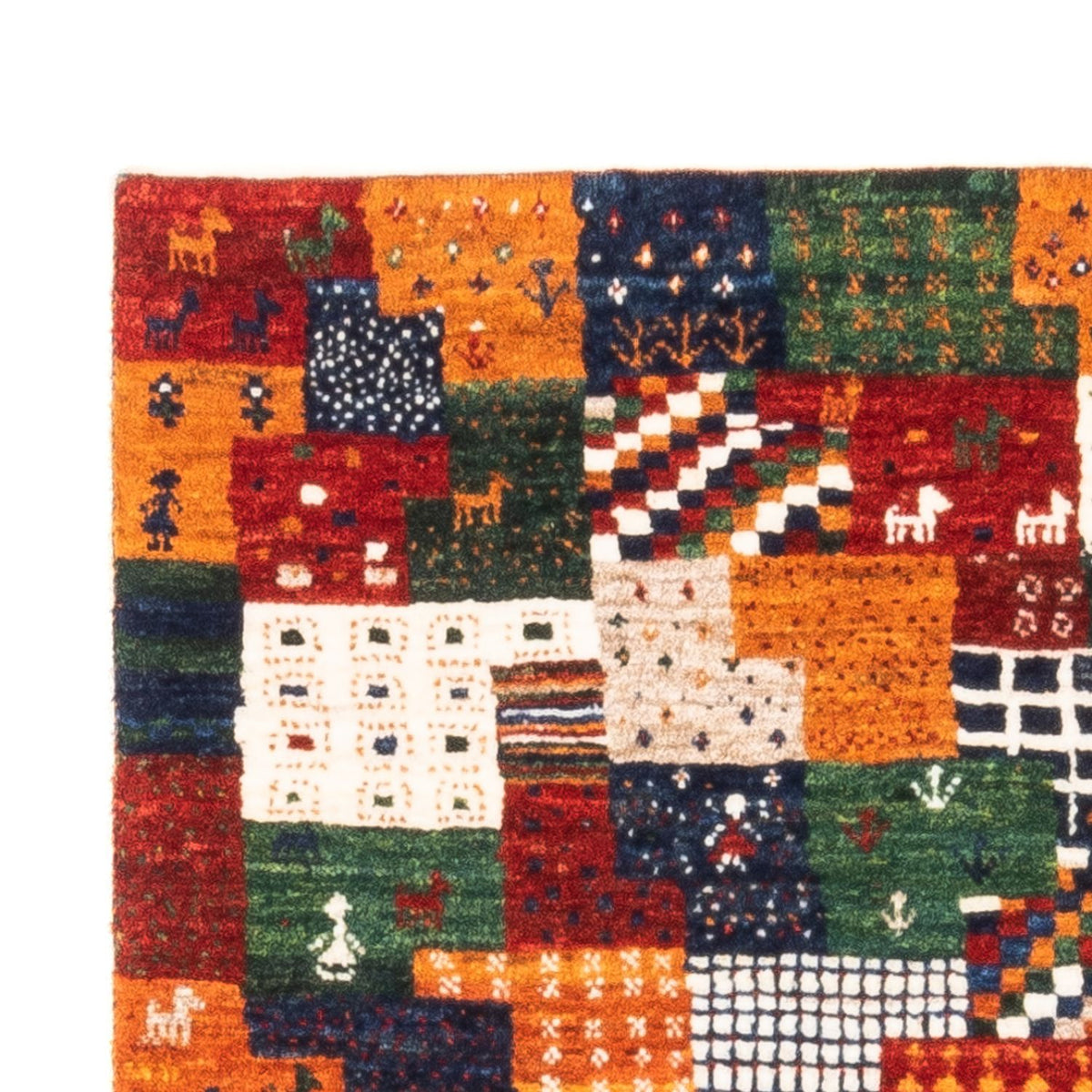 Gabbeh Teppich - Loribaft Perser - Royal - 125 x 80 cm - mehrfarbig