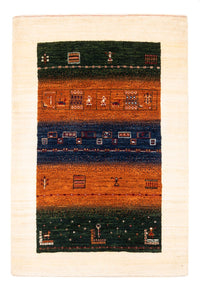 Gabbeh Teppich - Loribaft Perser - Royal - 129 x 88 cm - mehrfarbig