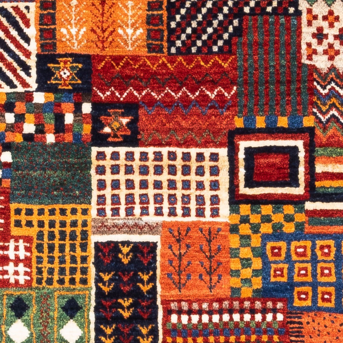 Gabbeh Teppich - Loribaft Perser - Royal - 123 x 84 cm - mehrfarbig