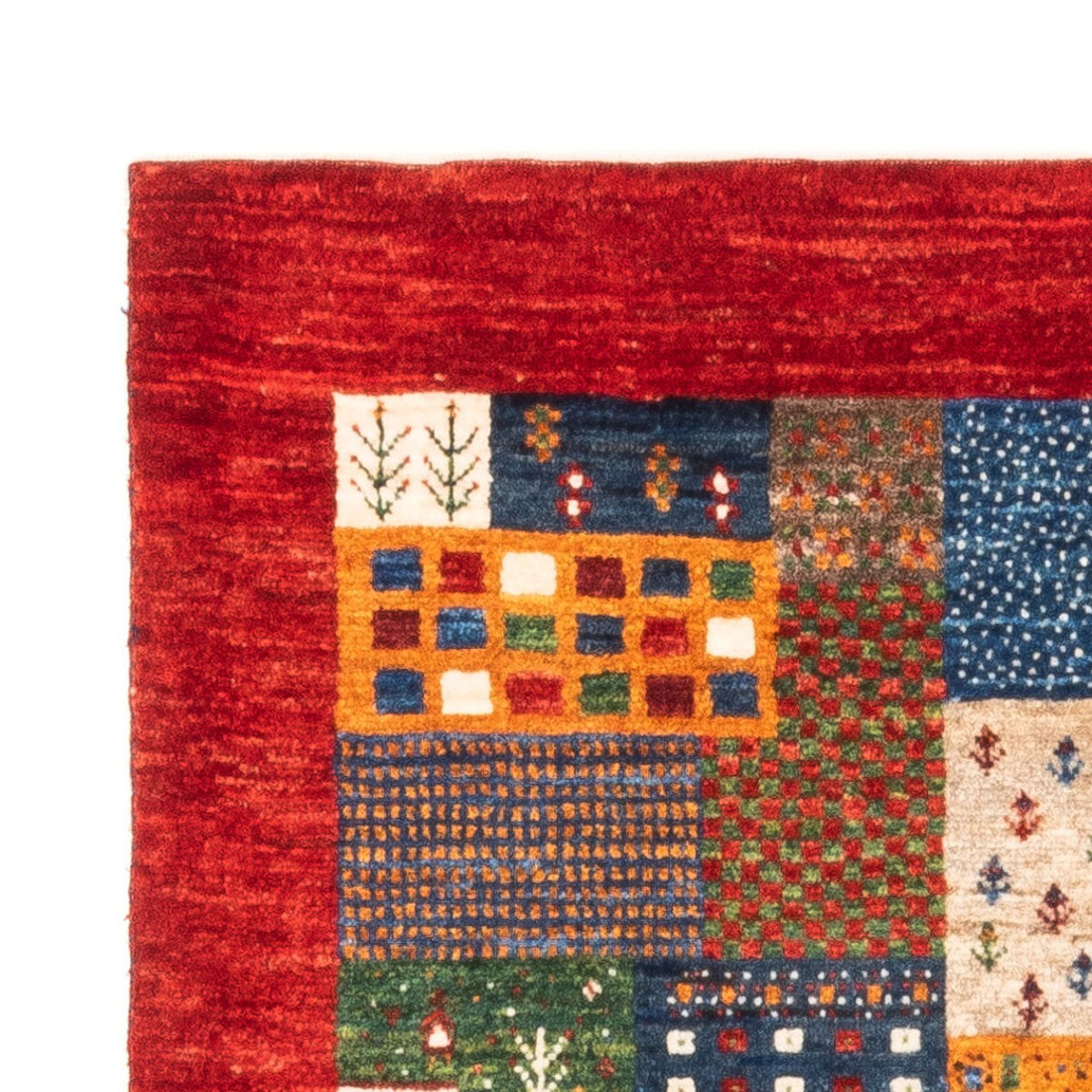 Gabbeh Teppich - Loribaft Perser - Royal - 126 x 86 cm - mehrfarbig