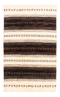 Gabbeh Teppich - Loribaft Perser - Royal - 128 x 81 cm - grau