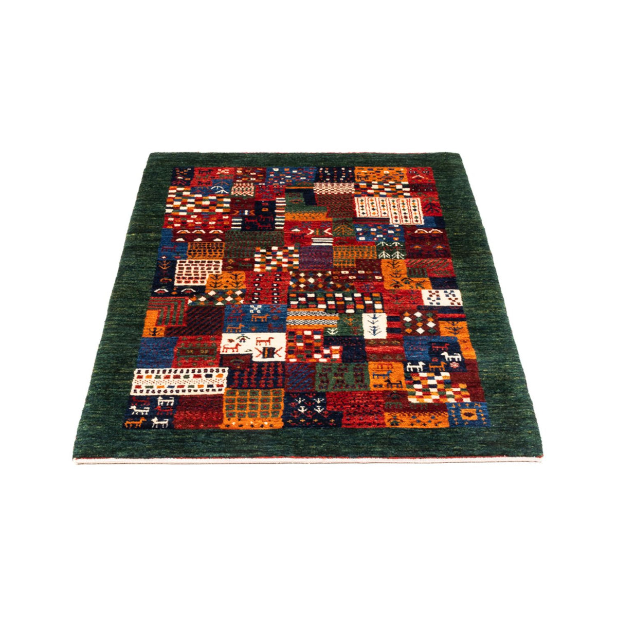 Gabbeh Teppich - Loribaft Perser - Royal - 134 x 82 cm - mehrfarbig