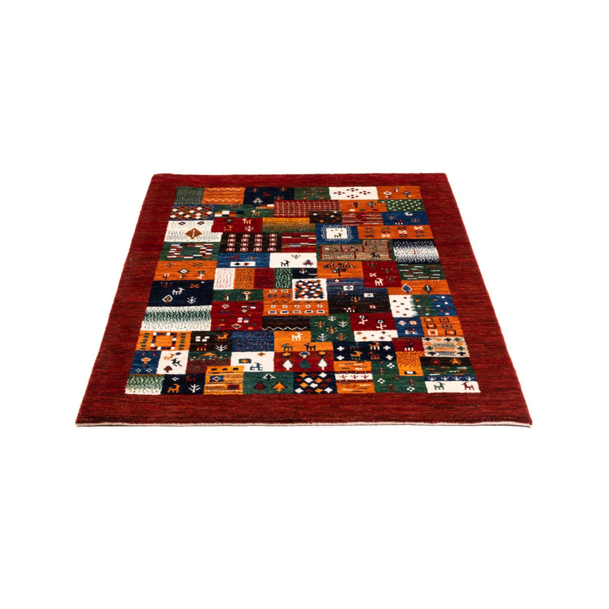 Gabbeh Teppich - Loribaft Perser - Royal - 130 x 92 cm - mehrfarbig