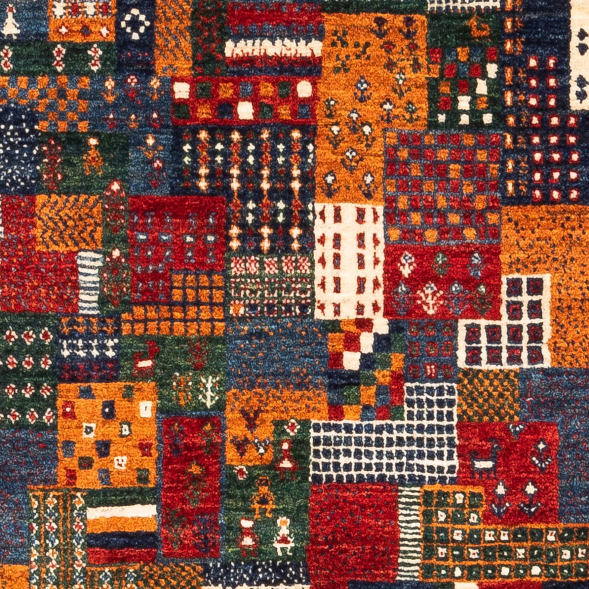 Gabbeh Teppich - Loribaft Perser - Royal - 122 x 82 cm - mehrfarbig