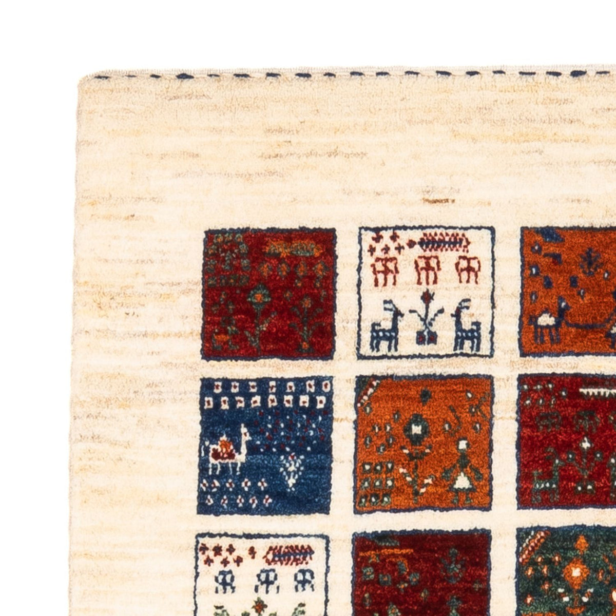 Gabbeh Teppich - Loribaft Perser - Royal - 132 x 84 cm - mehrfarbig