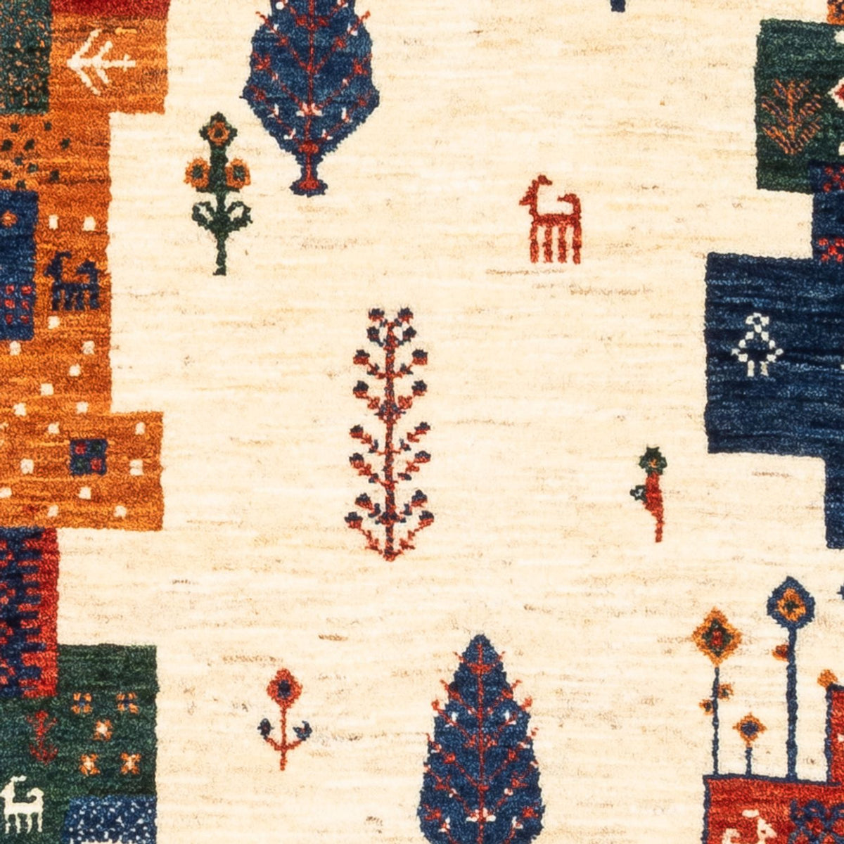 Gabbeh Teppich - Loribaft Perser - Royal - 130 x 85 cm - mehrfarbig