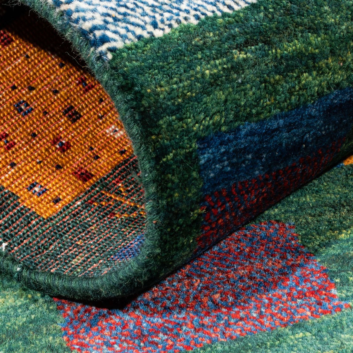 Gabbeh Teppich - Loribaft Perser - Royal - 125 x 80 cm - mehrfarbig