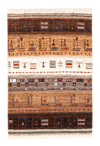 Gabbeh Teppich - Loribaft Perser - Royal - 124 x 85 cm - mehrfarbig