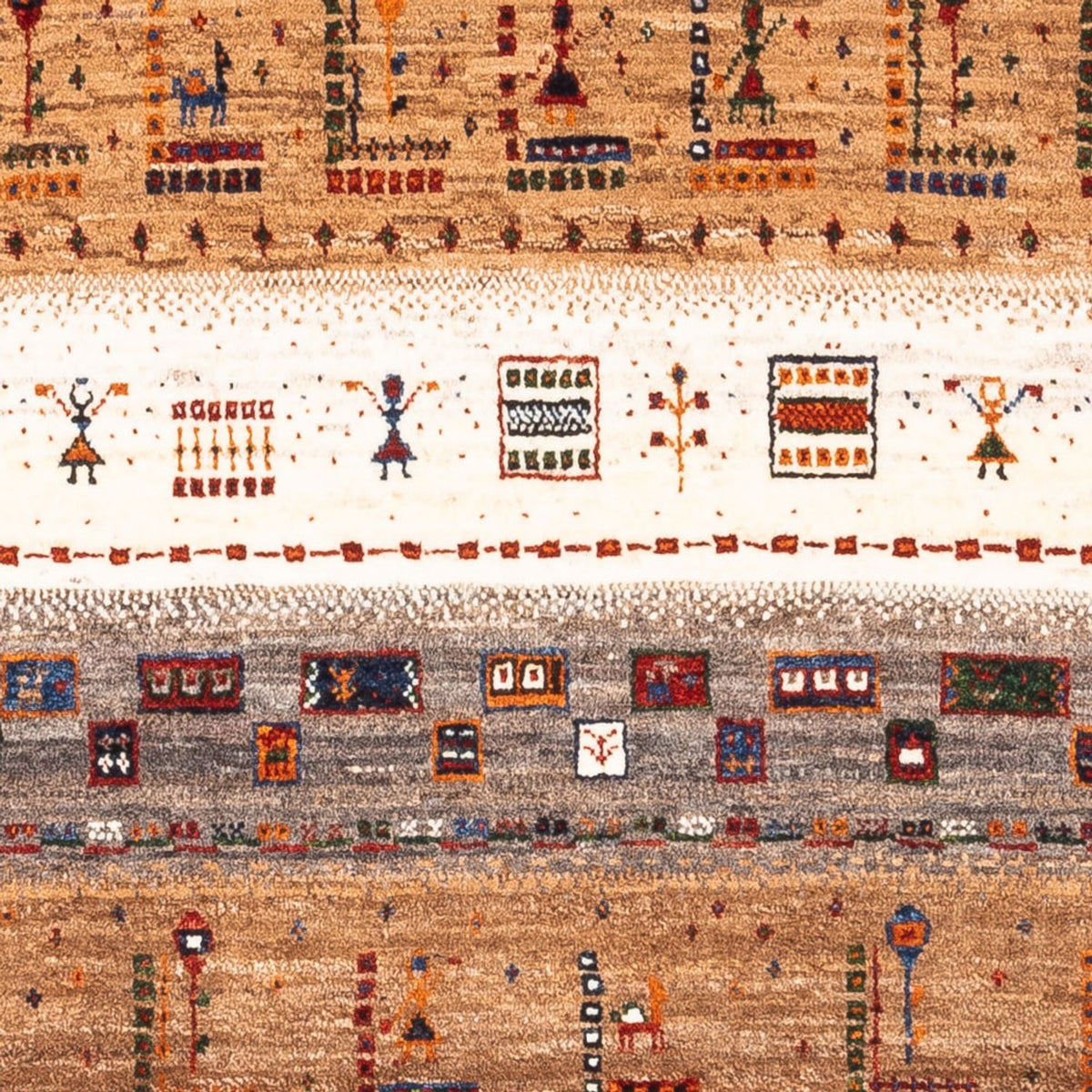 Gabbeh Teppich - Loribaft Perser - Royal - 124 x 85 cm - mehrfarbig