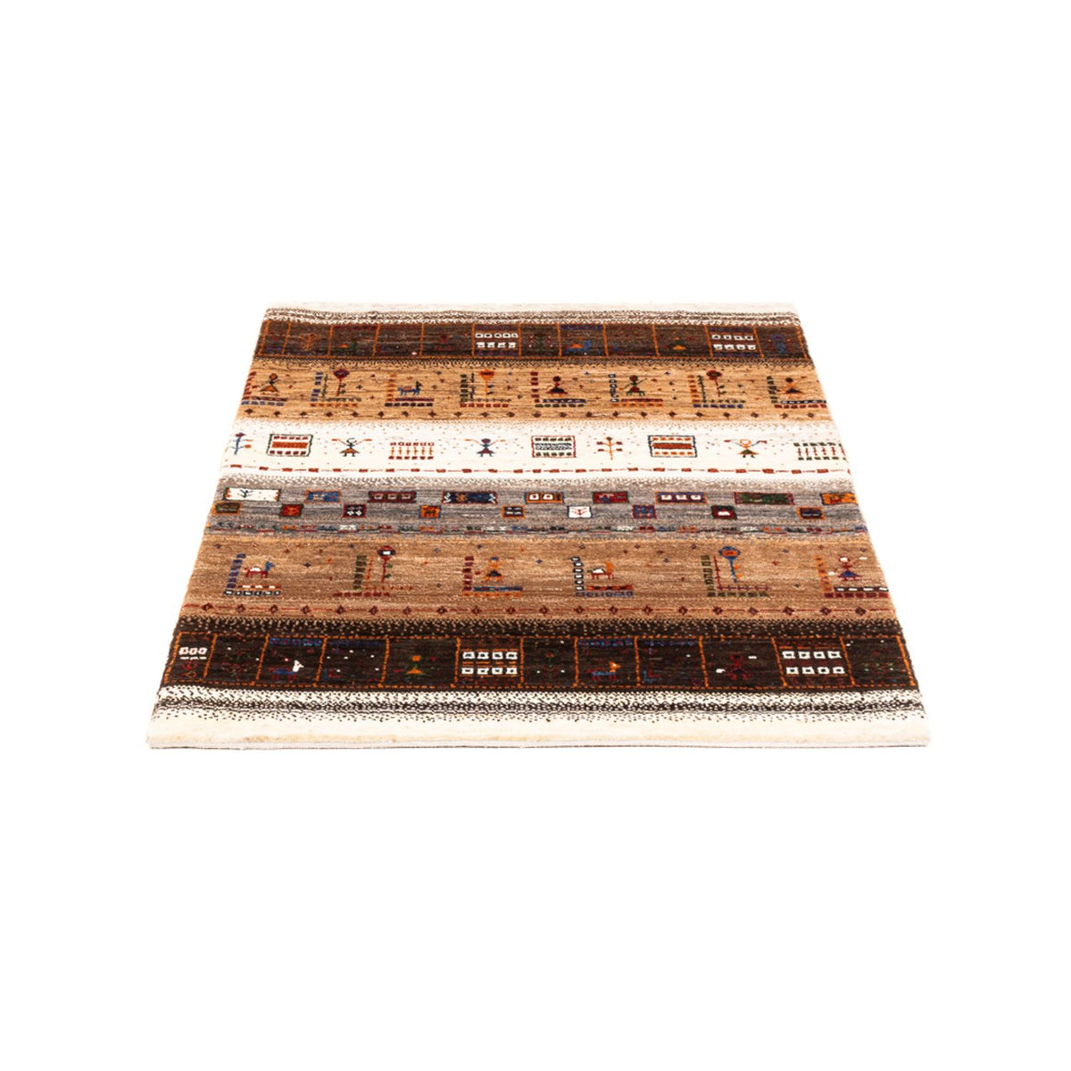 Gabbeh Teppich - Loribaft Perser - Royal - 124 x 85 cm - mehrfarbig