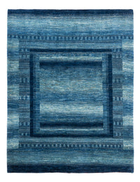 Gabbeh Teppich - Loribaft Perser - Royal - 198 x 158 cm - blau